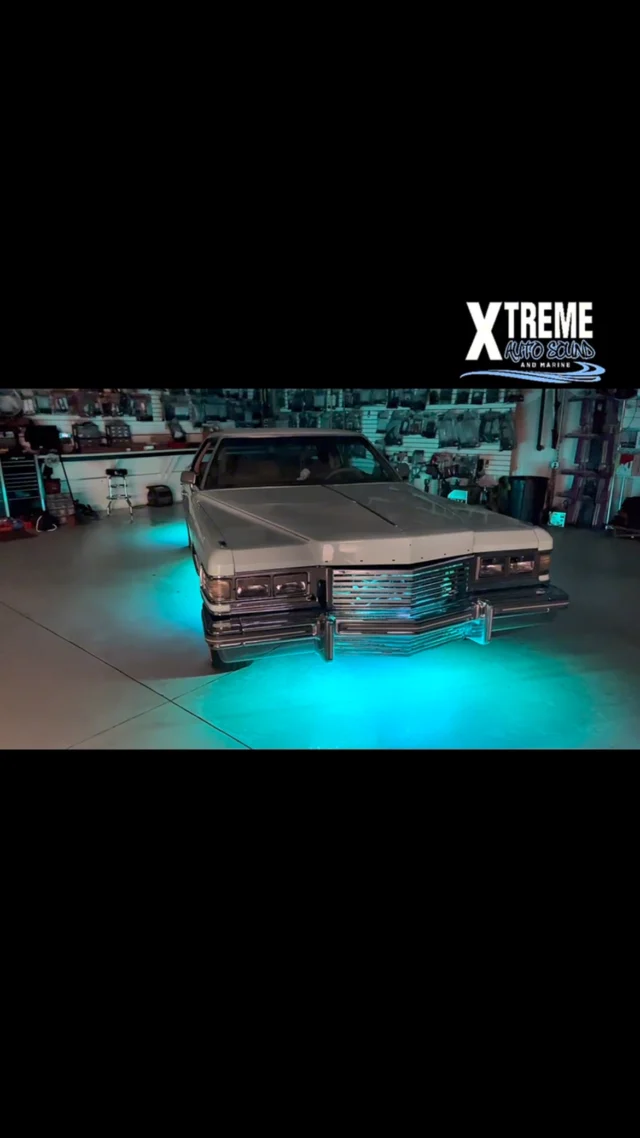 When we say this Caddy is mint, we mean it.  Beautiful color on this big girl that we added "a little" lighting to, cleaned up the audio a bit and sent her cruising down the road.
#brightlight #mint #caddy